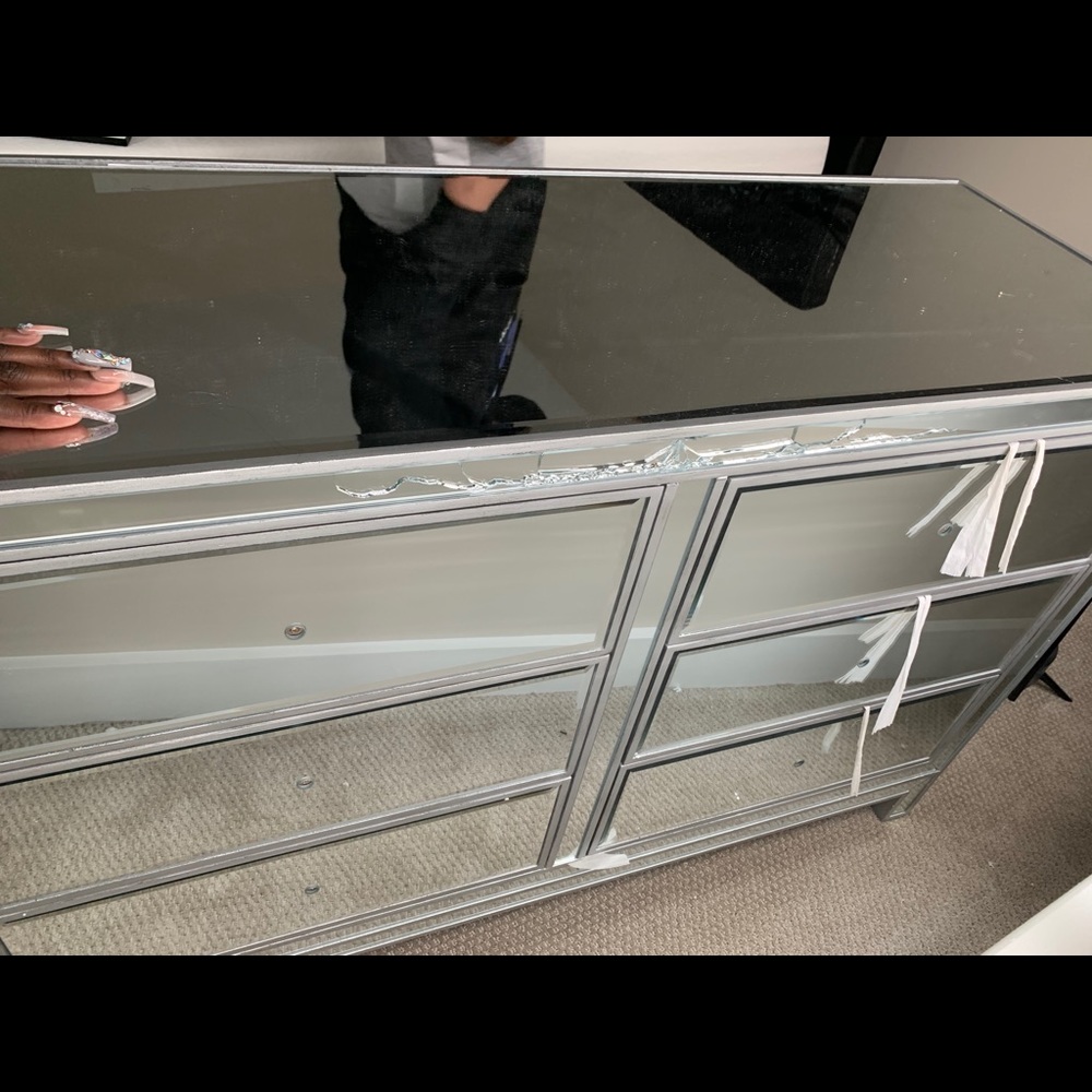 Mirrored Dresser